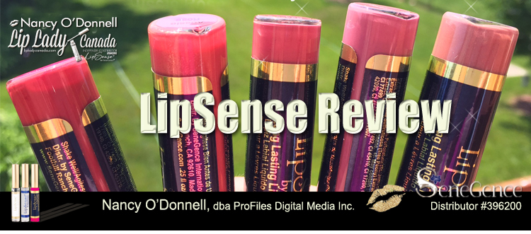 LipSense Review by Barrie, Ontario Canada Independent LipSense Senegence Distributor ID #396200 dba ProFiles Digital Media Inc Nancy O'Donnell and Snow Princess Anna