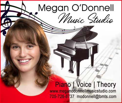 Megan O'Donnell Music Studio, Barrie Ontario Canada specializes in the instruction of Music for Small Children.  Piano and Voice Teacher ORMTA 
